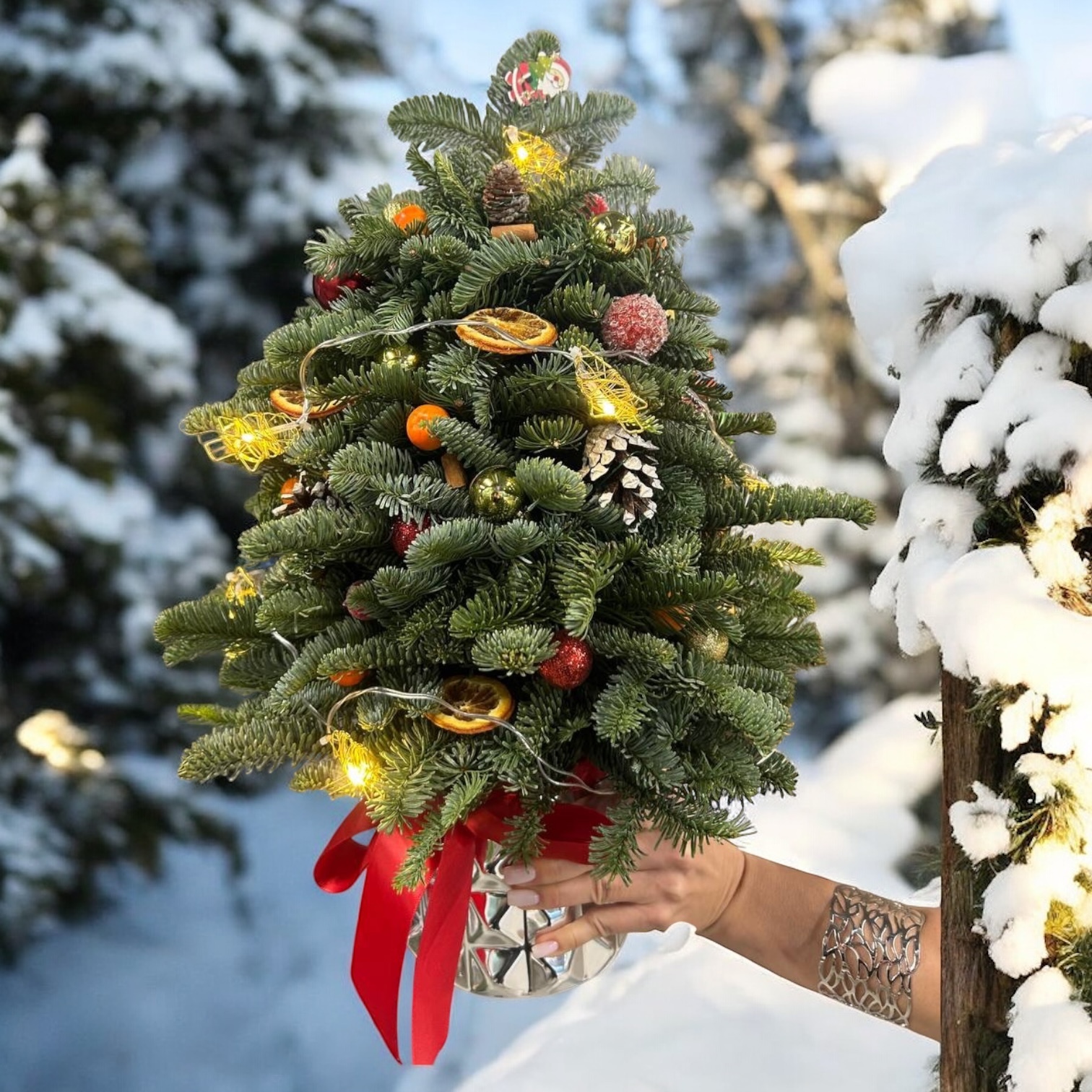 Новогодняя елка миниатюра 4