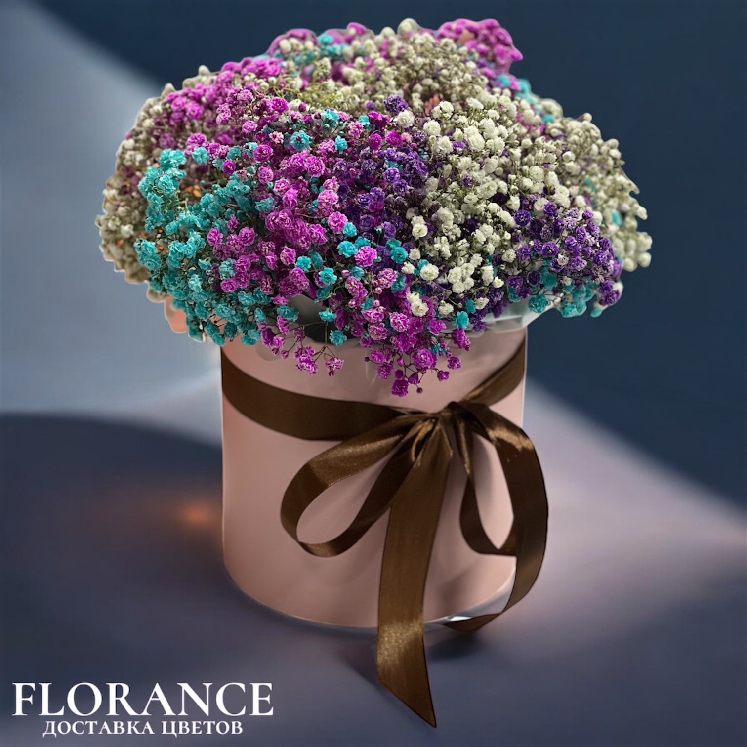 Шляпная Коробка Из гипсофилы "Конфетти" миниатюра 3