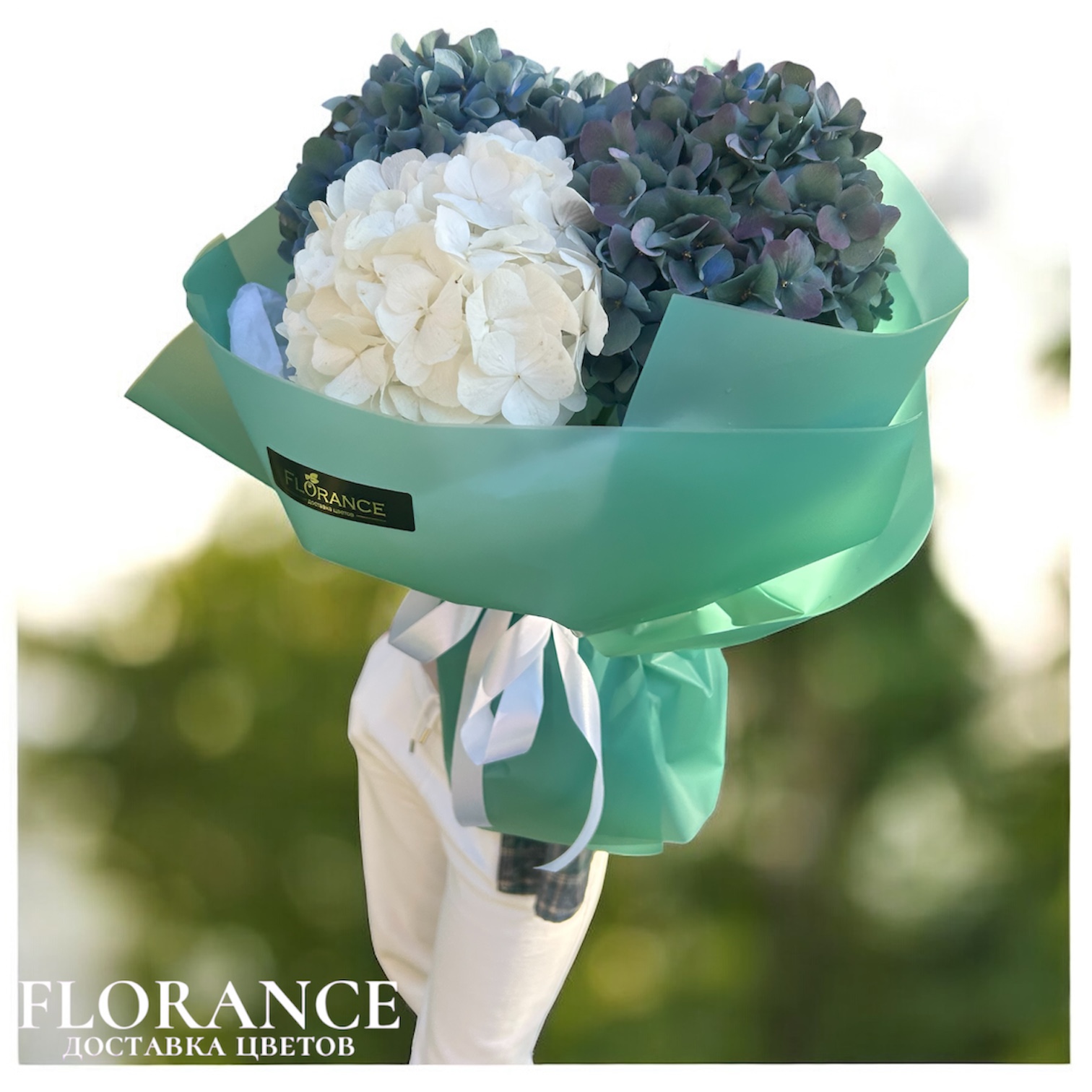 Букет гортензий Сердце весны миниатюра 3